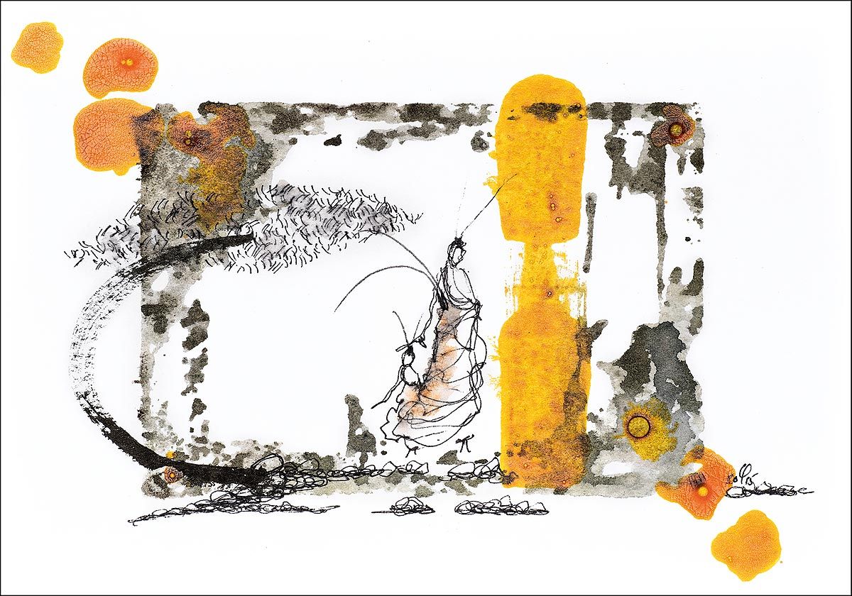 Philippe Quoturel : carte postale "Le petit monde des Opilants" série 2 (2019)