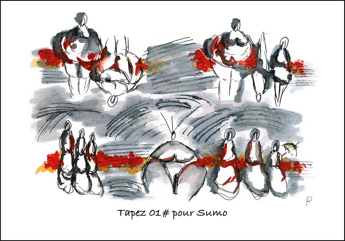 Philippe Quoturel : carte postale "Le petit monde des Opilants" série 1 (2005)