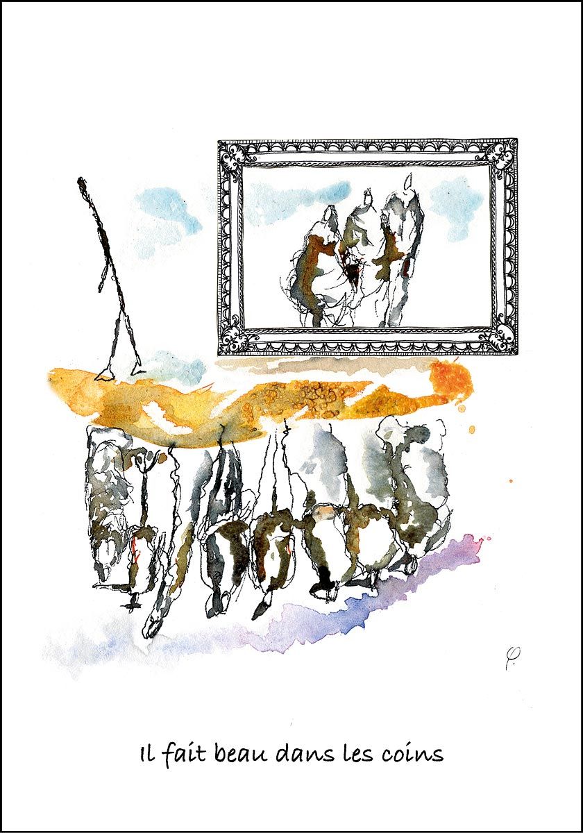 Philippe Quoturel : carte postale "Le petit monde des Opilants" série 1 (2005)