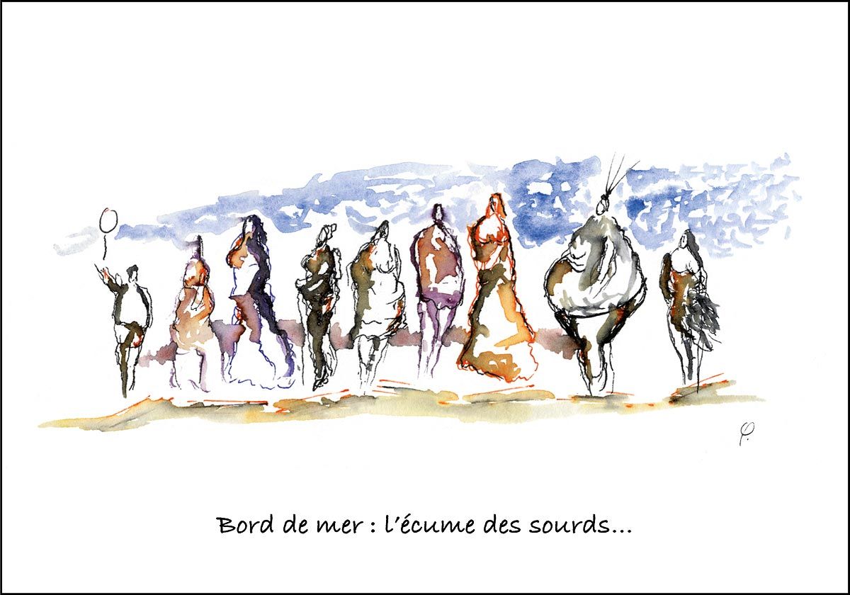 Philippe Quoturel : carte postale "Le petit monde des Opilants" série 1 (2005)