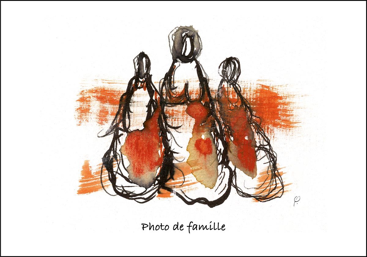 Philippe Quoturel : carte postale "Le petit monde des Opilants" série 1 (2005)